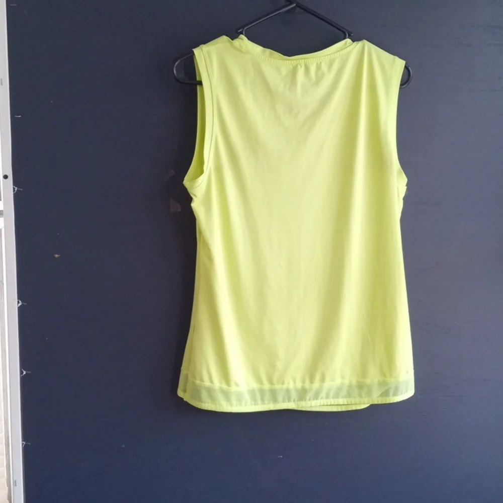 GUC tank top safety green mesh bottom size large - Picture 6 of 6